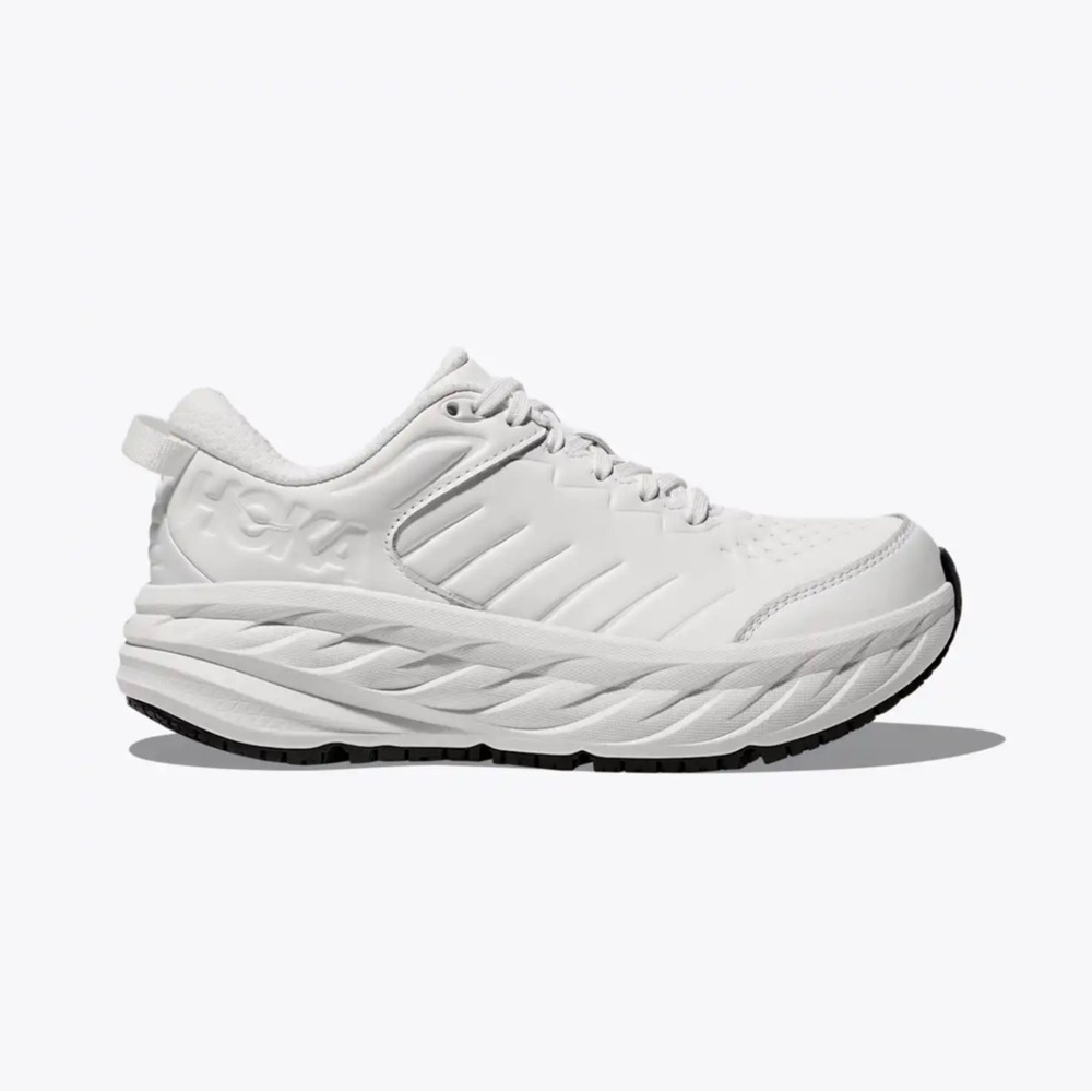 SOLD // Hoka Bondi SR Frost White Sneaker Shoes